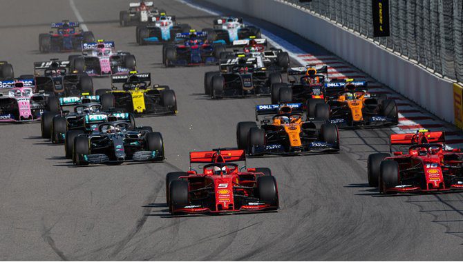 2022F1 比赛即将正式开始:位于拉斯维加斯大道