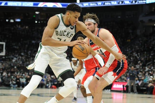 华盛顿奇才队对阵密尔沃基雄鹿队 1/1/23--NBA预测和预报