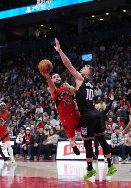 多伦多猛龙队对阵萨克拉门托国王队 1/25/23 - NBA推荐和预测