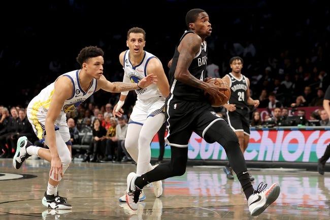 布鲁克林篮网队对阵金州勇士队 1/22/23 - NBA推荐和预测