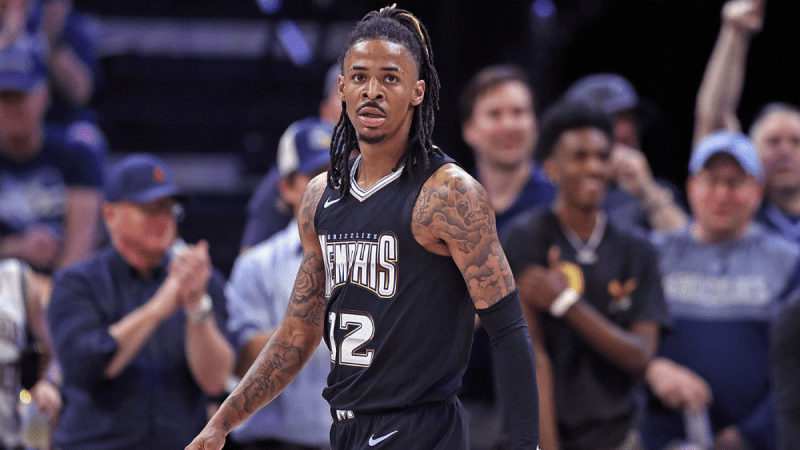 贾-莫兰特被禁赛,NBA球星因 "鲁莽 "行为被禁赛8场,联盟计算已经错过的比赛